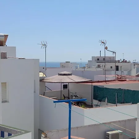 Lägenhet Casa Malakita With Private Seaview Roof Terrace Conil De La Frontera
