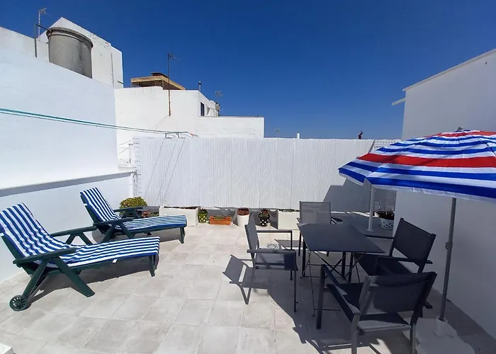 شقة Casa Malakita With Private Seaview Roof Terrace كونيل ذي لا فرونتيرا